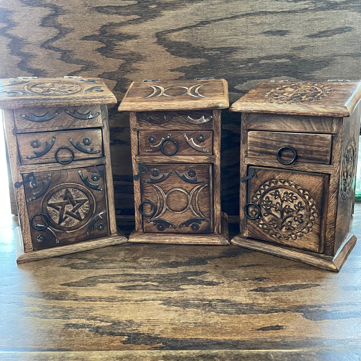 Seven Chakras Laser Etched Wood Incense Storage Box – Just Witchy's