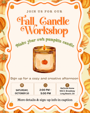 Fall Candle Making Event