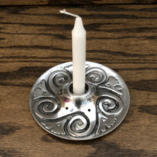 Round Swirl Candle and Incense Burner