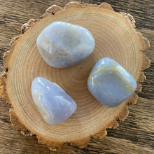 Blue Chalcedony Tumbled Stone