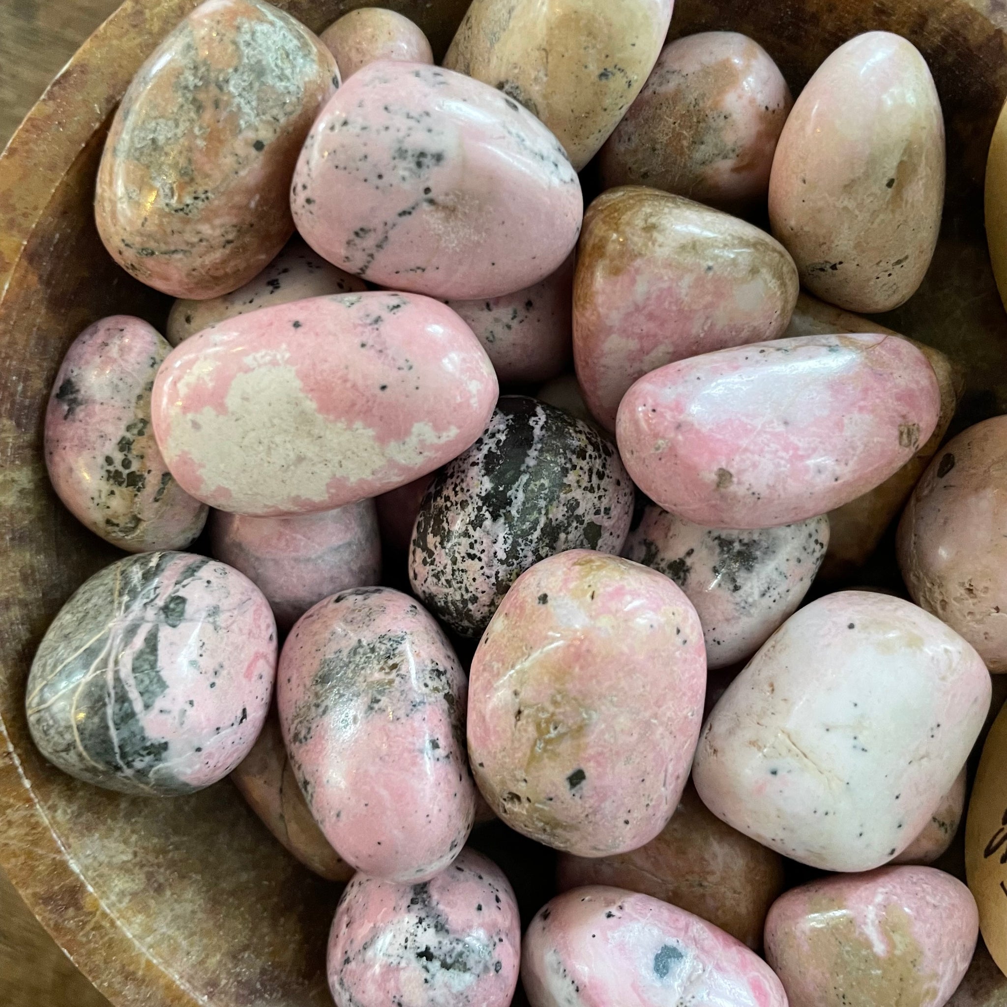 Rhodonite Tumbled Stone β ReCircle Home