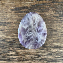 Chevron Amethyst Worry Stone