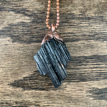Copper Electroformed Pendant (Black Tourmaline)