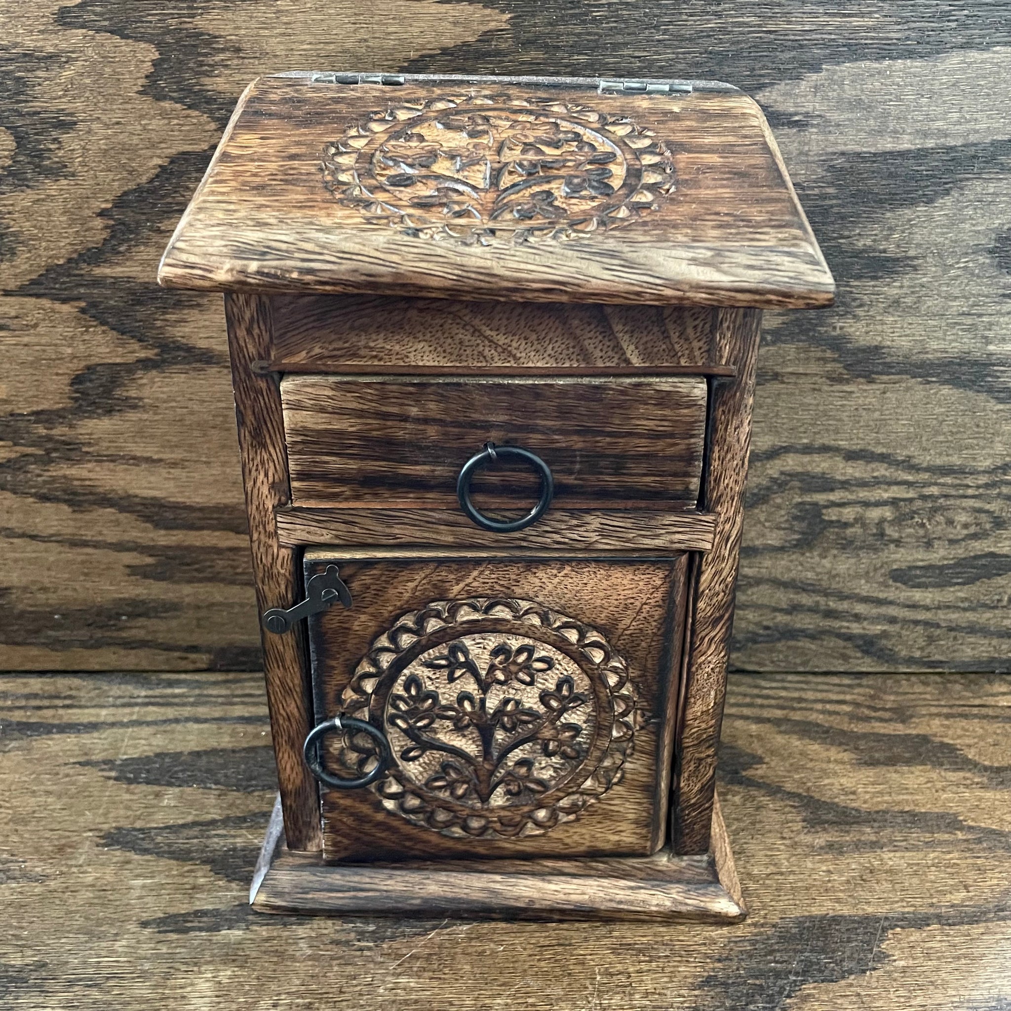 Wood Incense Storage Box ~ Om 12 – mysticalmeanderings