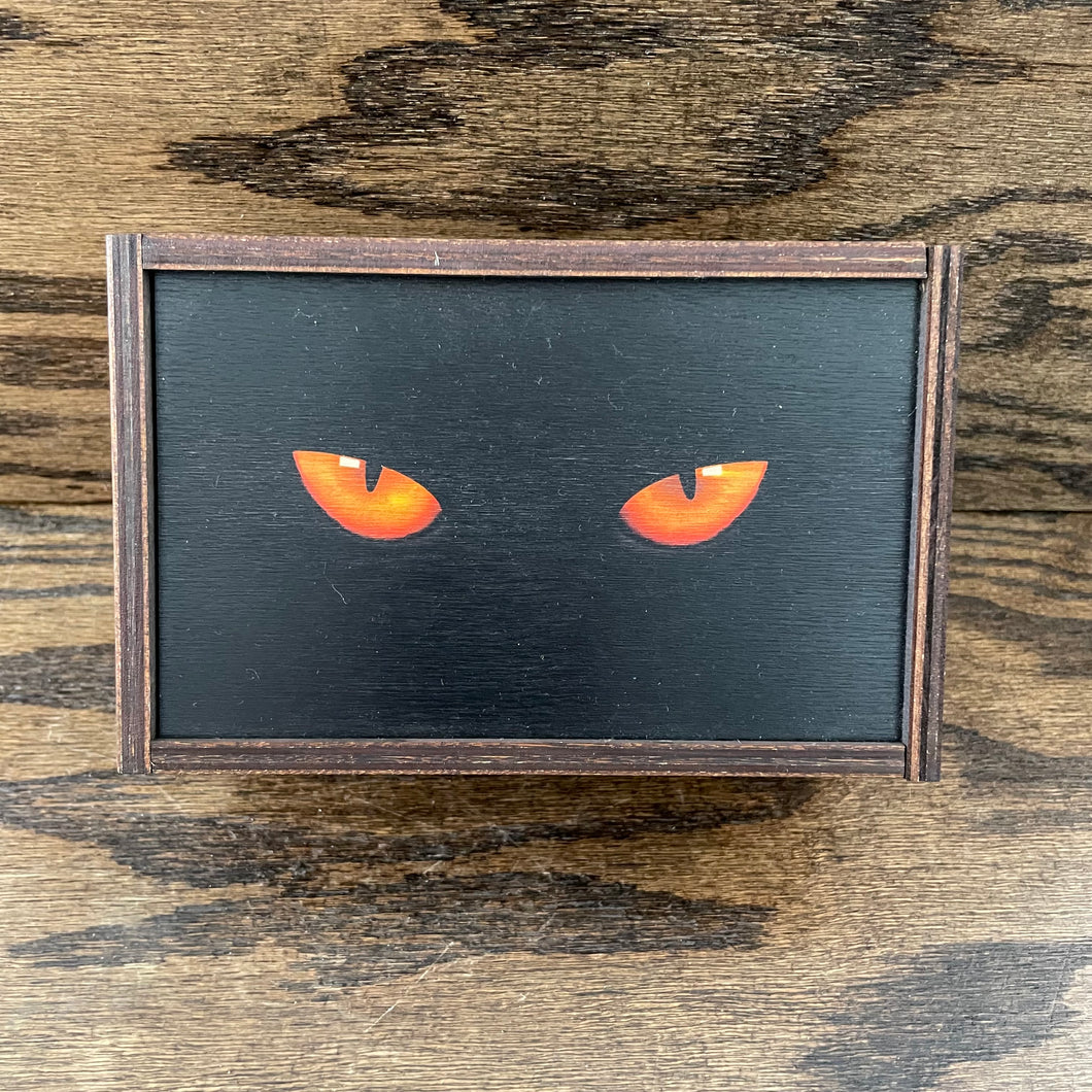 Wood Cat Eyes Box (Printed)