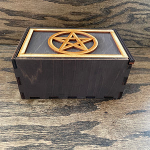 Wood Pentacle Box (Wood Inlay)